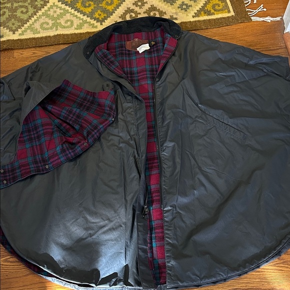 Woolrich Jackets & Blazers - Rare Vintage Woolrich Poncho with Plaid Lining